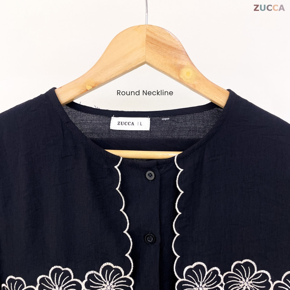 ZUCCA UZMA MODEST EMBROIDERED SET-DMSET013