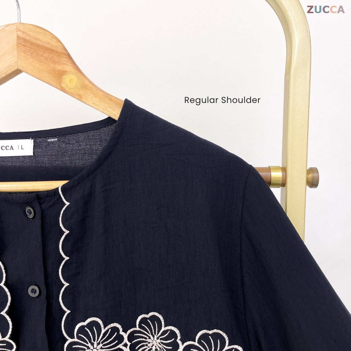 ZUCCA UZMA MODEST EMBROIDERED SET-DMSET013