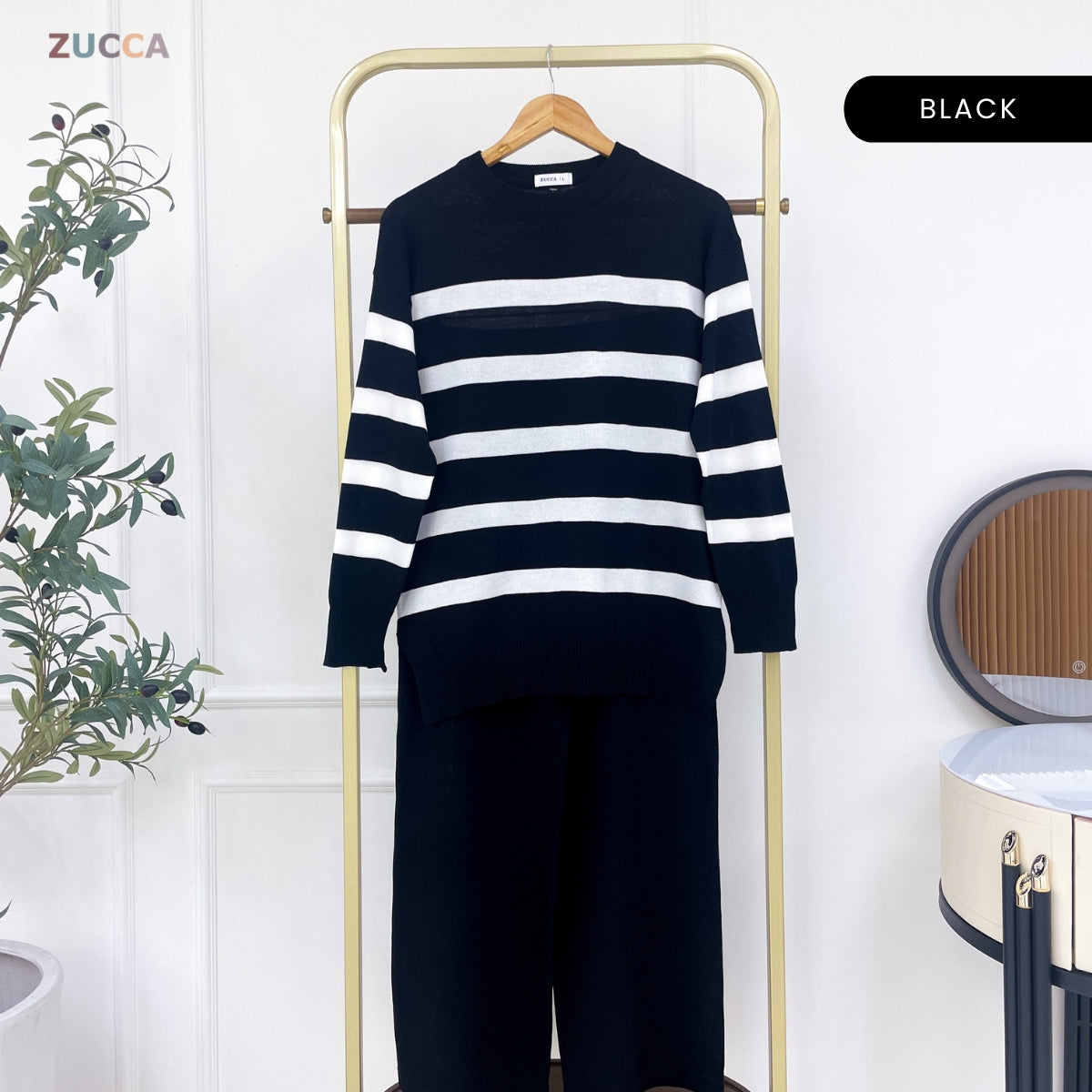 ZUCCA ESTELLA SET KASUAL WOMEN KNITWEAR PANTS - DMSET018