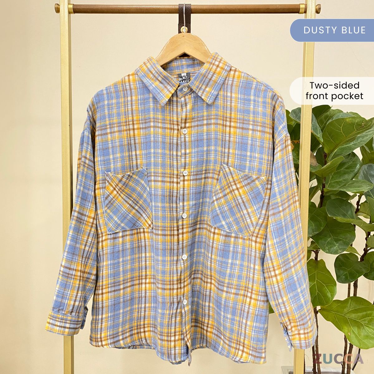 Felora Checkered Blouse Shirt - SU001