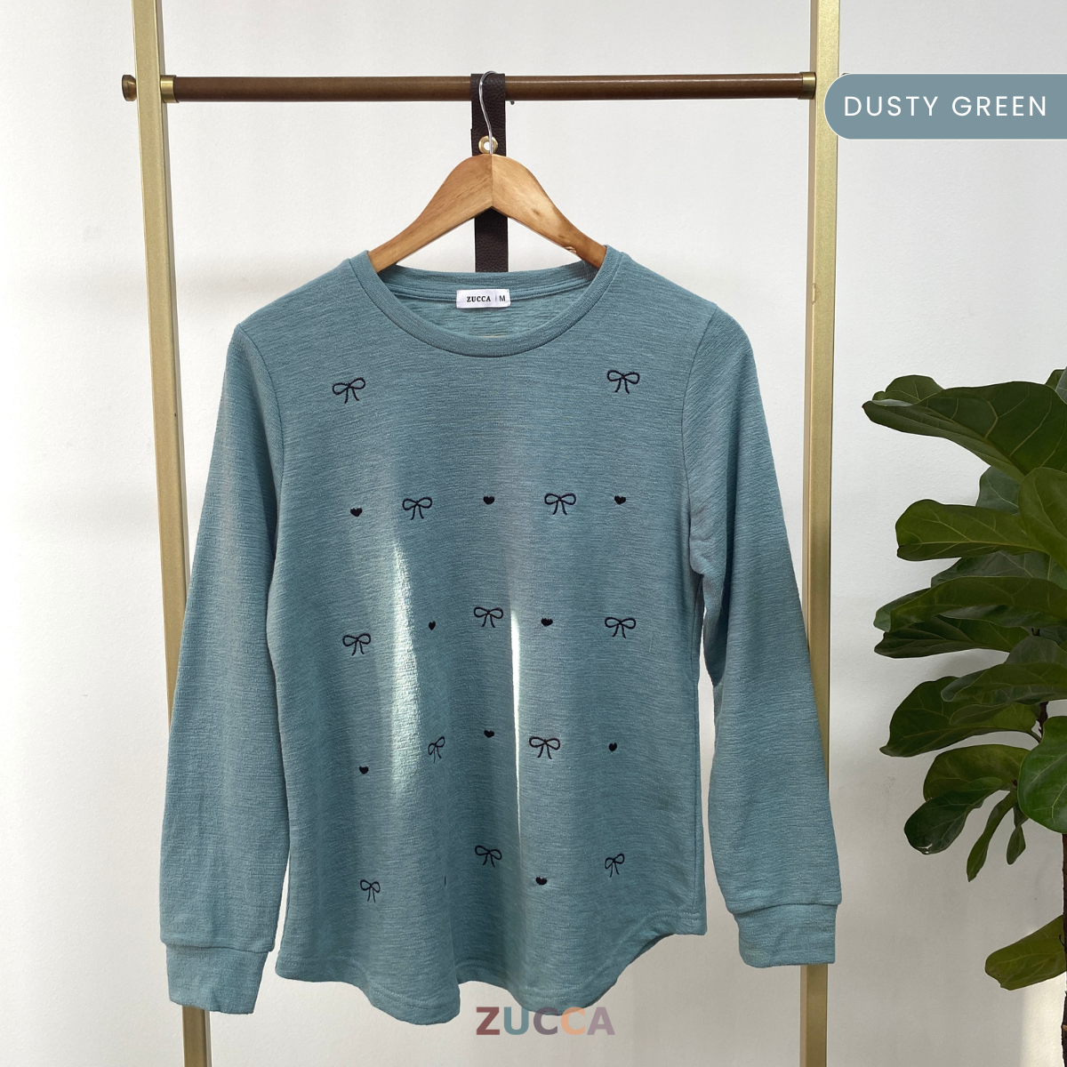 ZUCCA SHIDA BOW KNIT CASUAL SHIRT - MA050