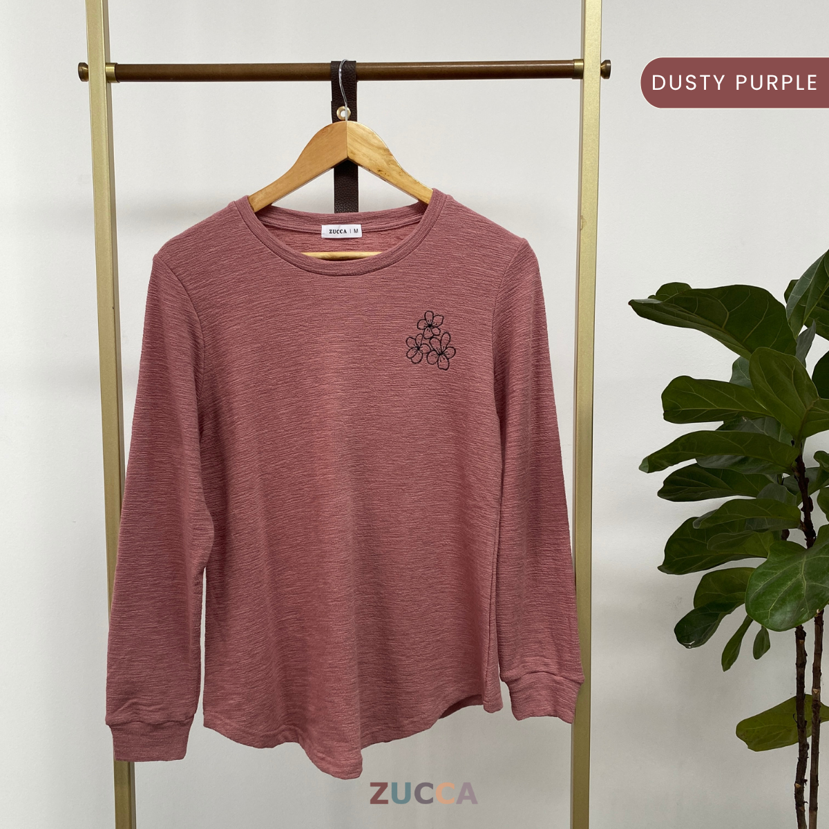 ZUCCA HERMA SOFT KNIT EMBROIDERY SHIRT - MA048