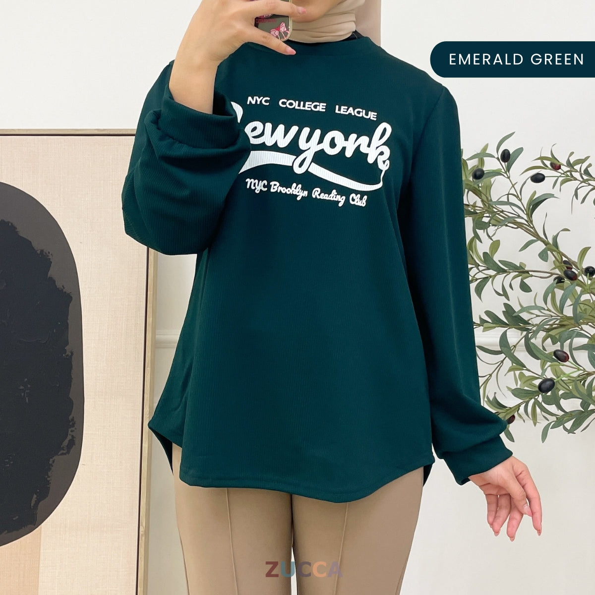 ZUCCA DALINIA CASUAL PRINT SHIRT - DM141