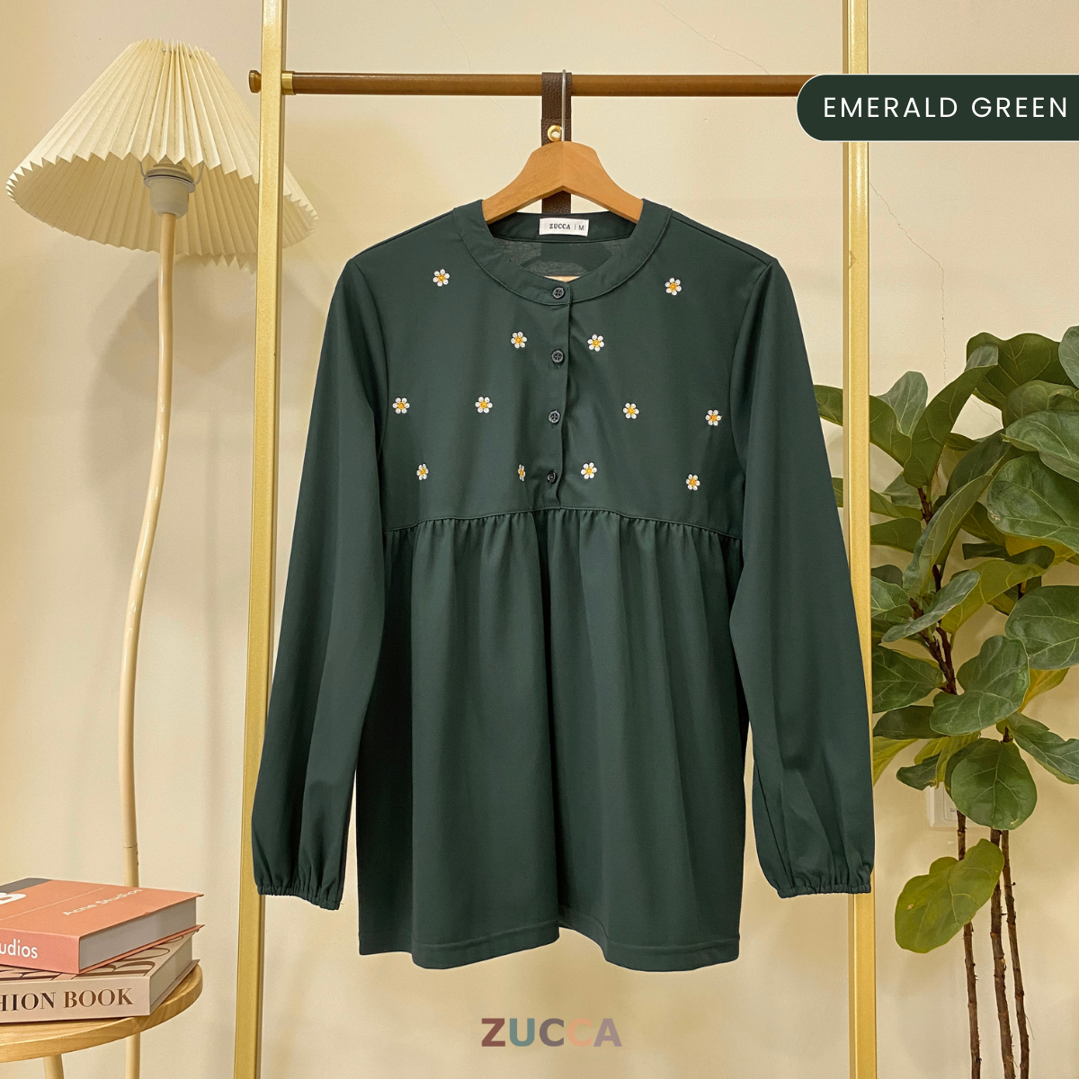 ZUCCA NELLA BLOUS DOLLY SULAMAN FLORAL DAISY - MA013
