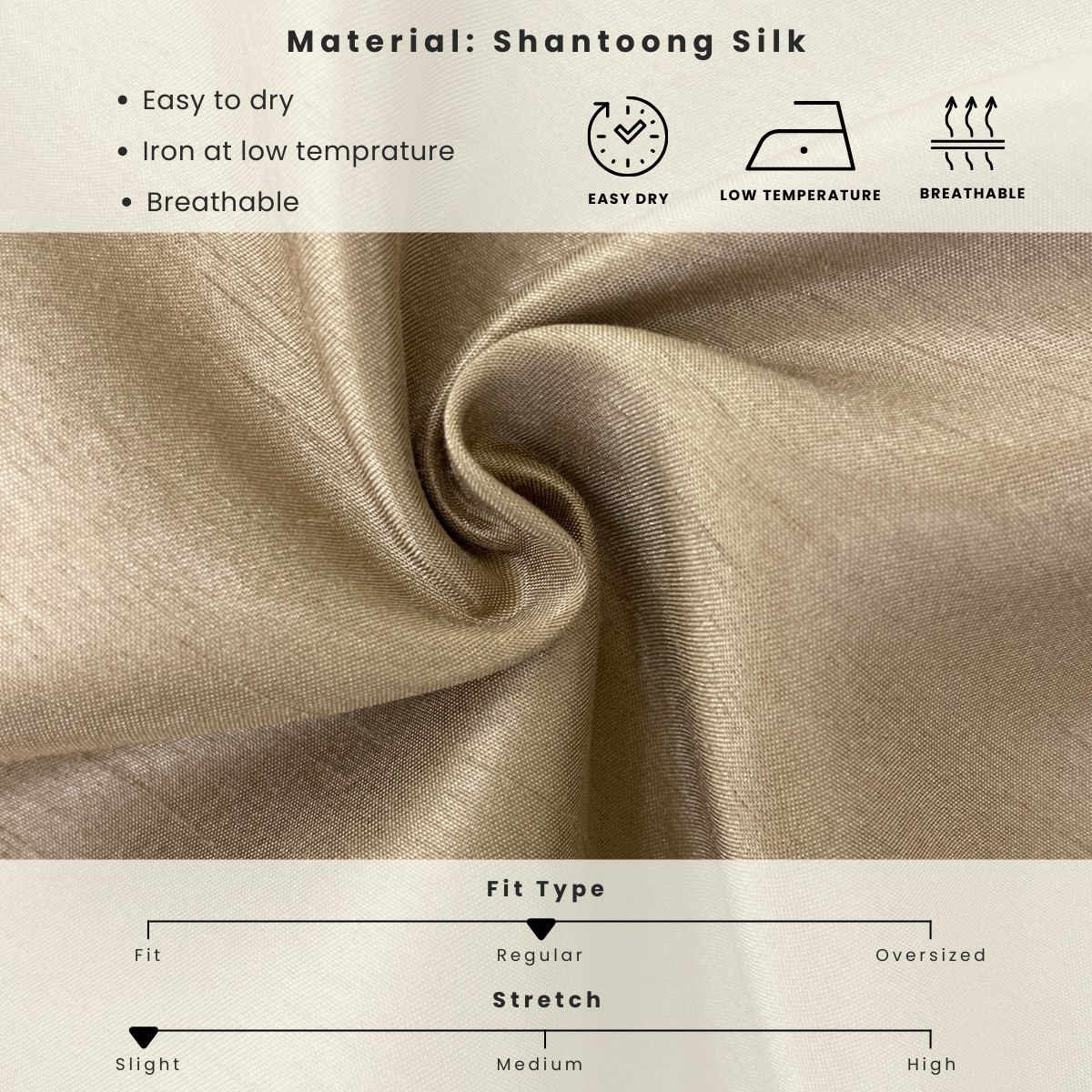 ZUCCA LADASYIA KURUNG EMBROIDERY PERMIUM SHANTOONG SILK - H033