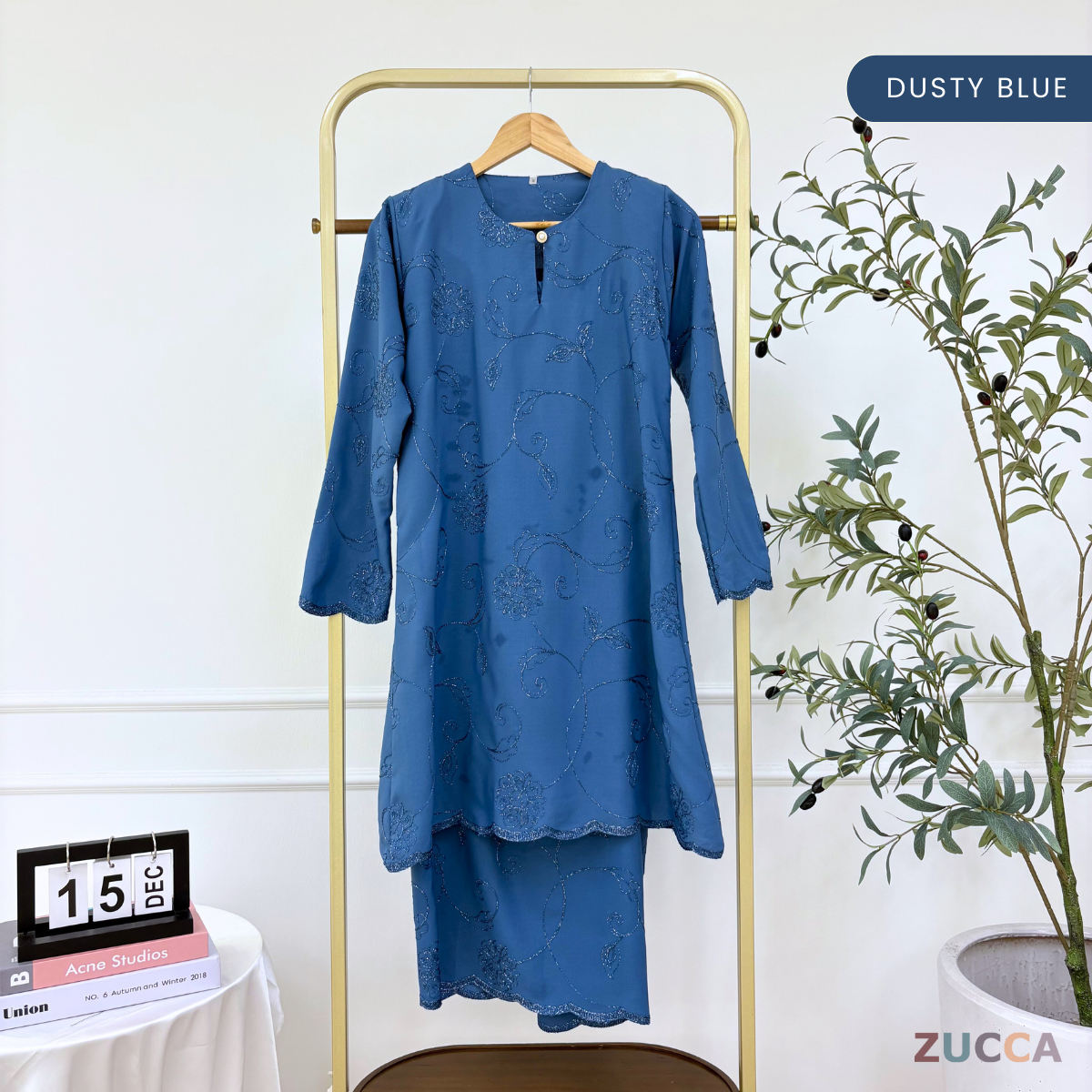 ZUCCA FELISHA KURUNG ORGANZA WITH SEQUIN - H034