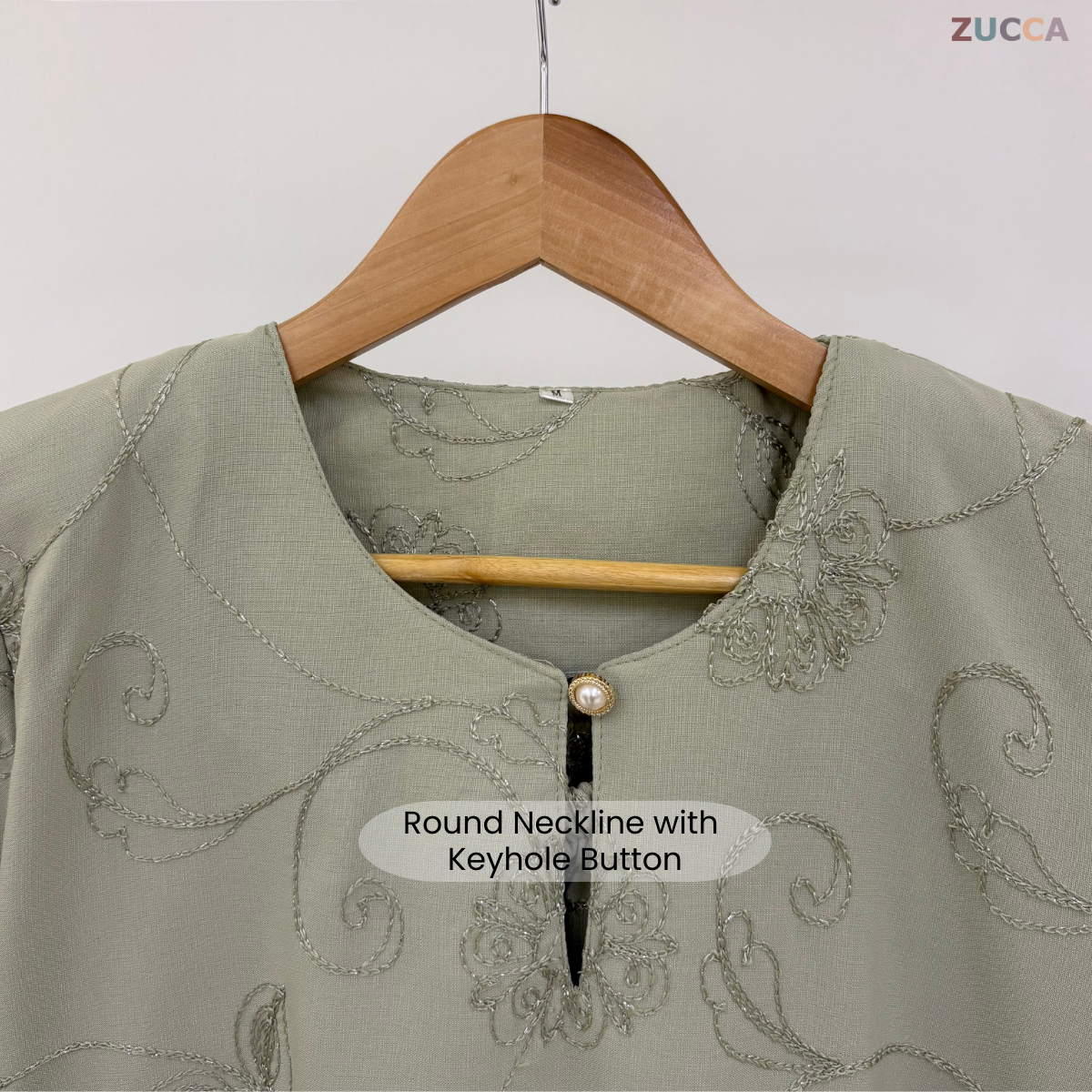 ZUCCA FELISHA KURUNG ORGANZA WITH SEQUIN - H034