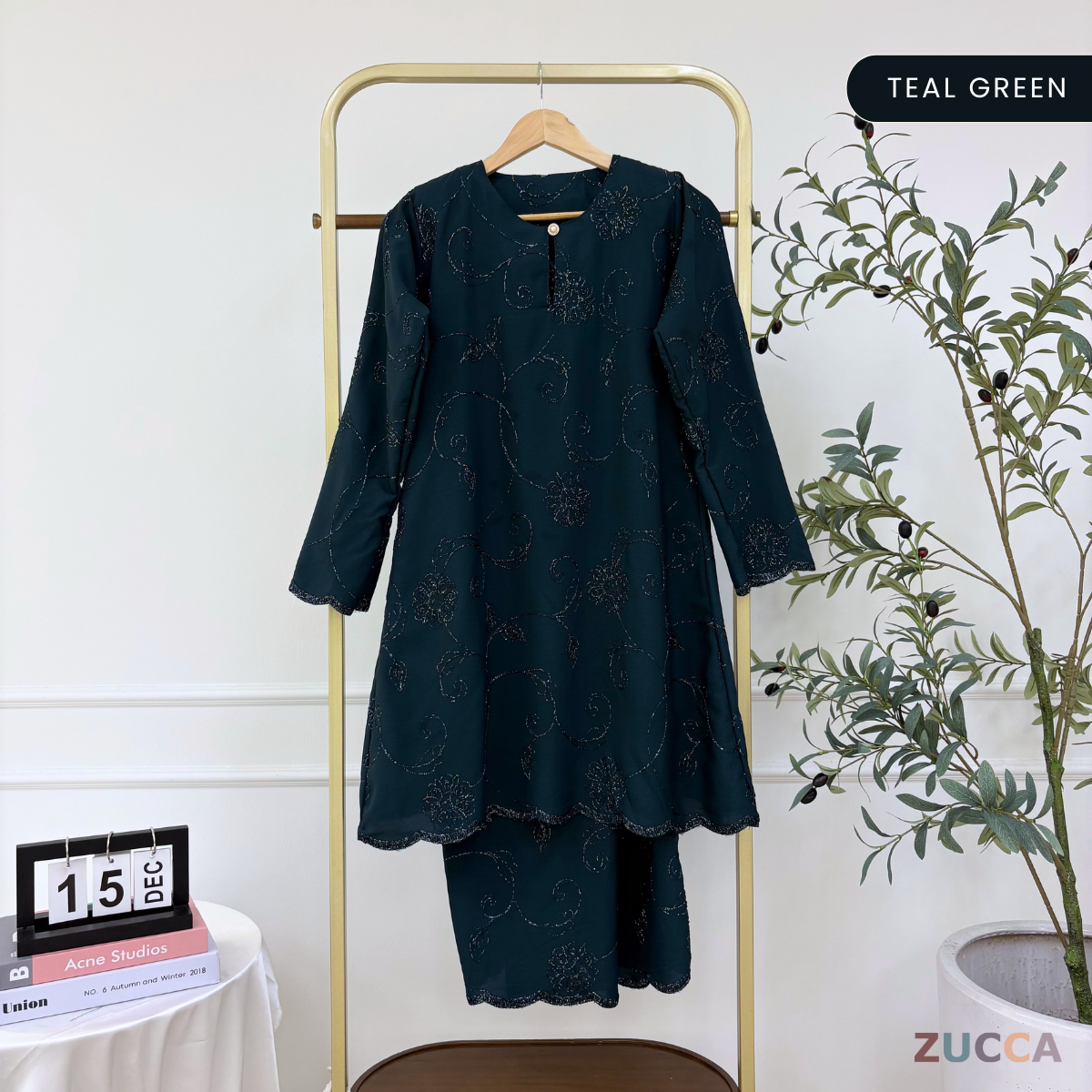 ZUCCA FELISHA KURUNG ORGANZA WITH SEQUIN - H034