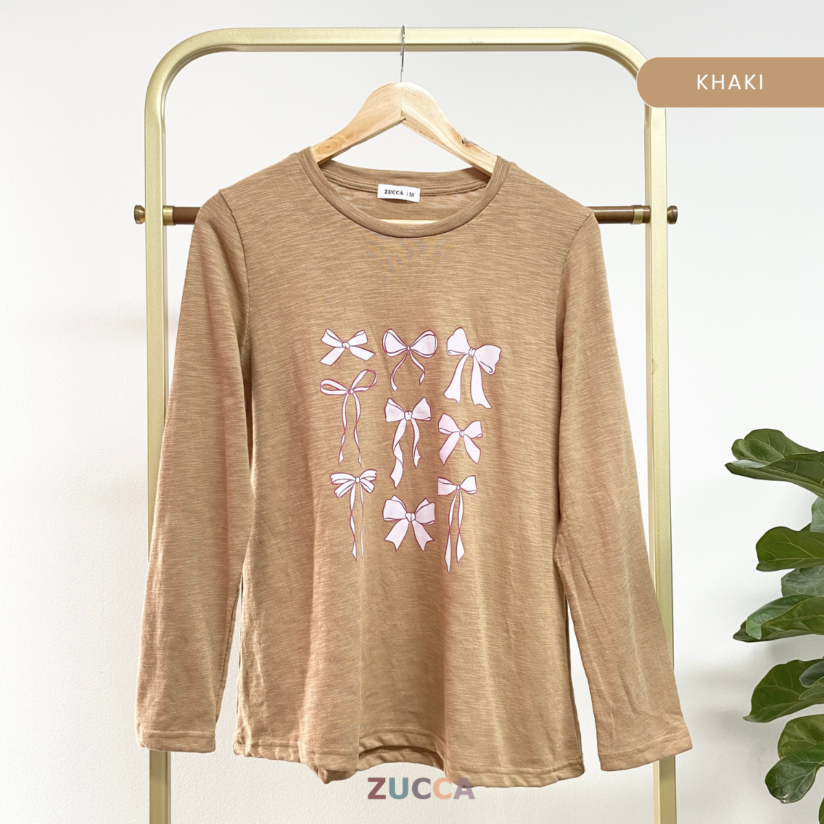 ZUCCA NADINA KEMEJA KASUAL BERCORAK REBEN – MA033 BAJU WANITA