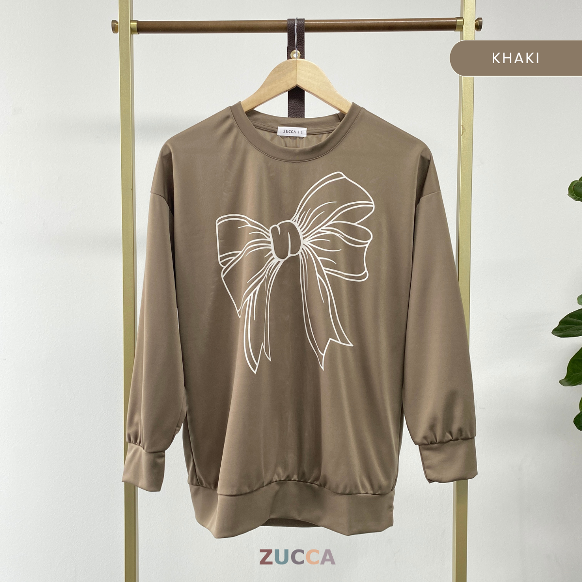 ZUCCA MONICA KEMEJA KASUAL BERCORAK REBEN - MA070