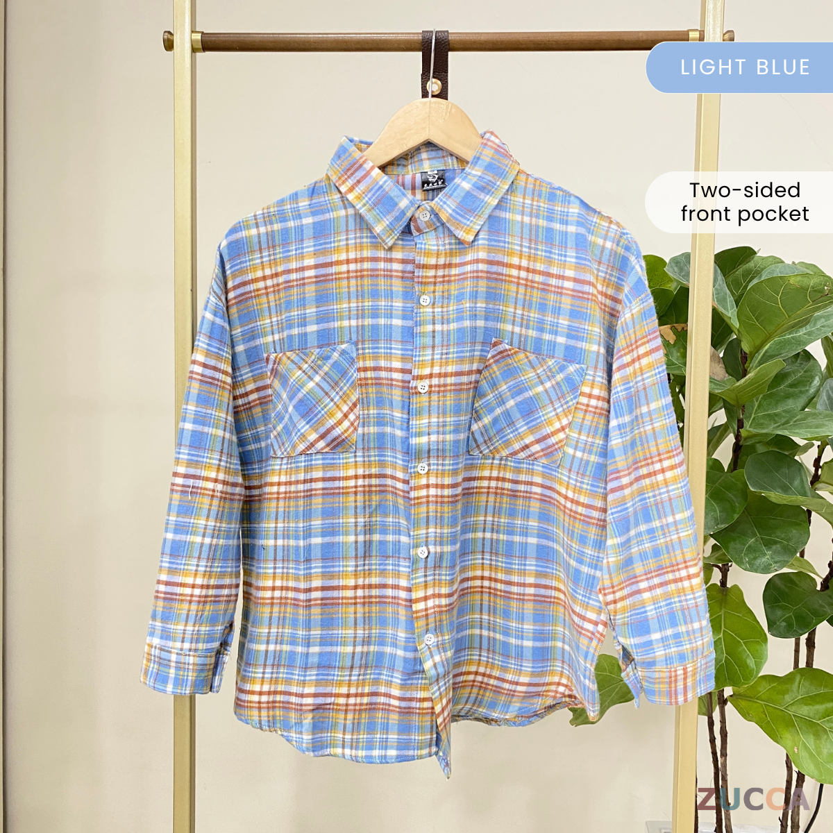 Felora Checkered Blouse Shirt - SU001