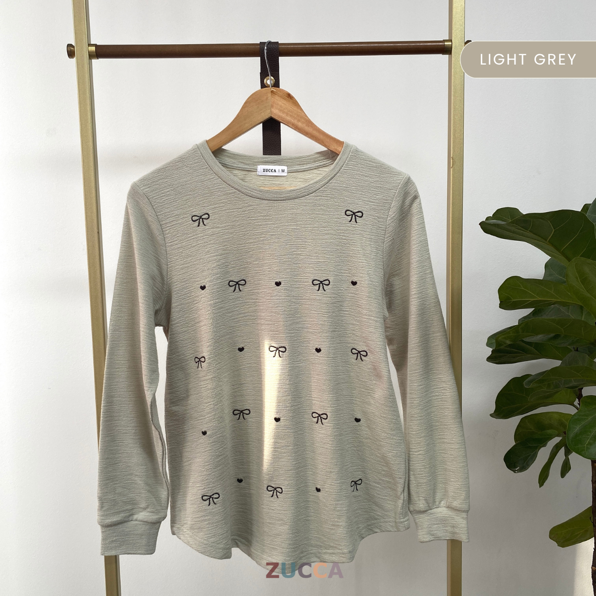 ZUCCA SHIDA BOW KNIT CASUAL SHIRT - MA050