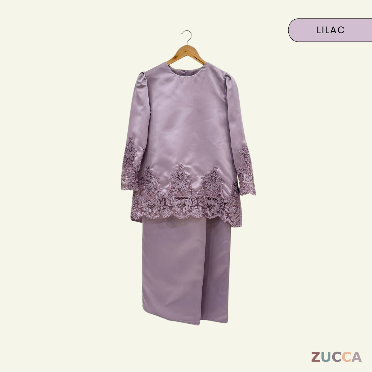 Zulaika Premium Kurung Moden Lace - ZW494