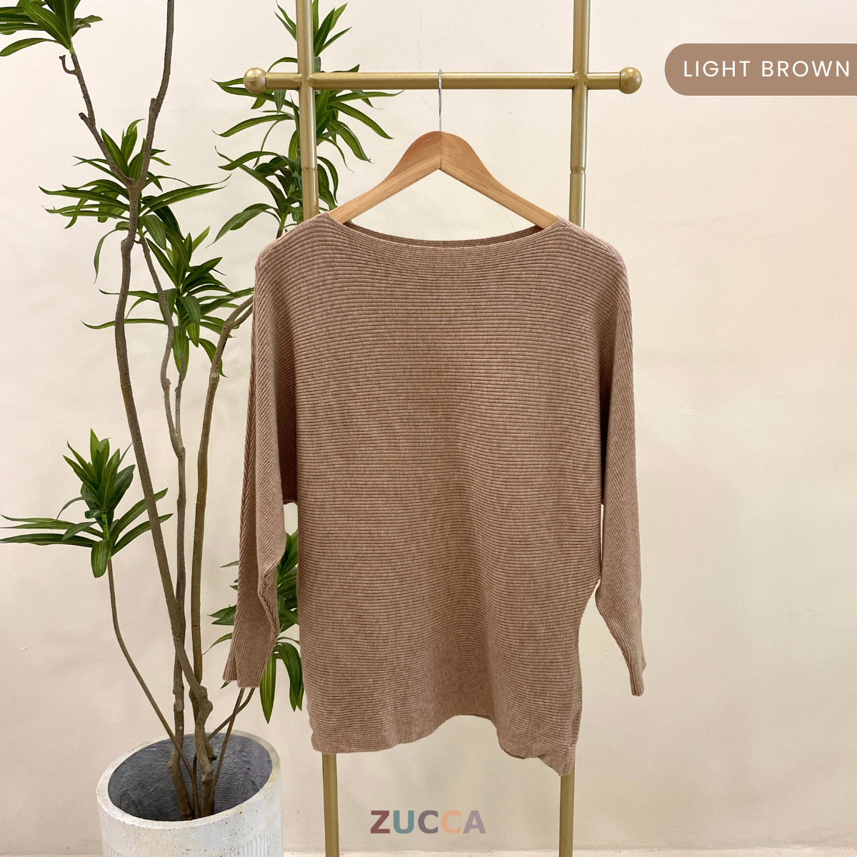 ZUCCA JOEY BAGGY KNIT BLOUSE WOMEN - MA029