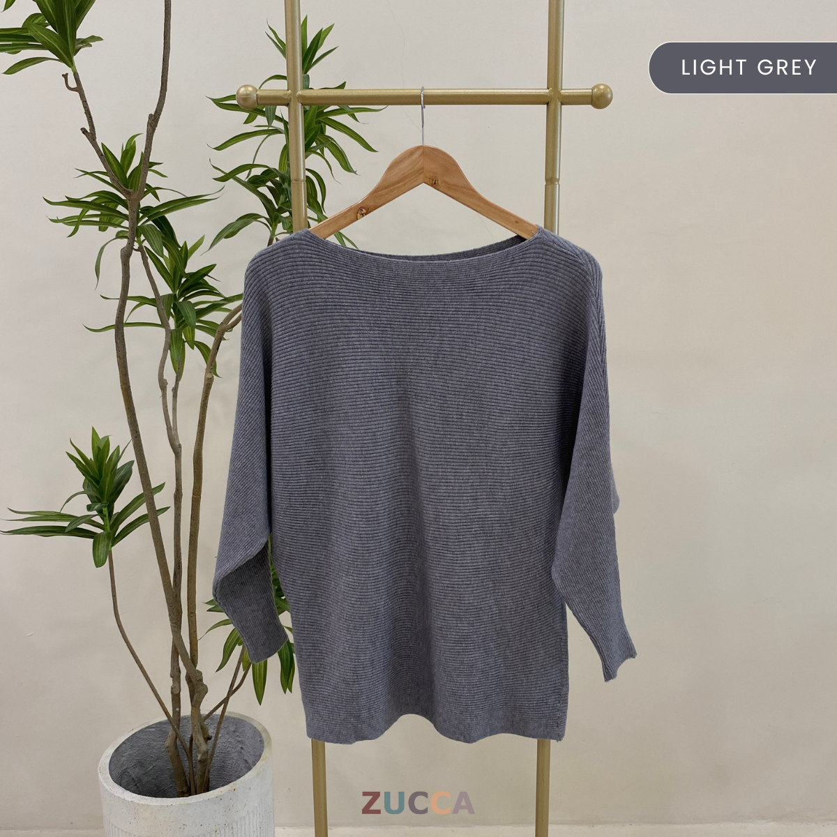 ZUCCA JOEY BAGGY KNIT BLOUSE WOMEN - MA029