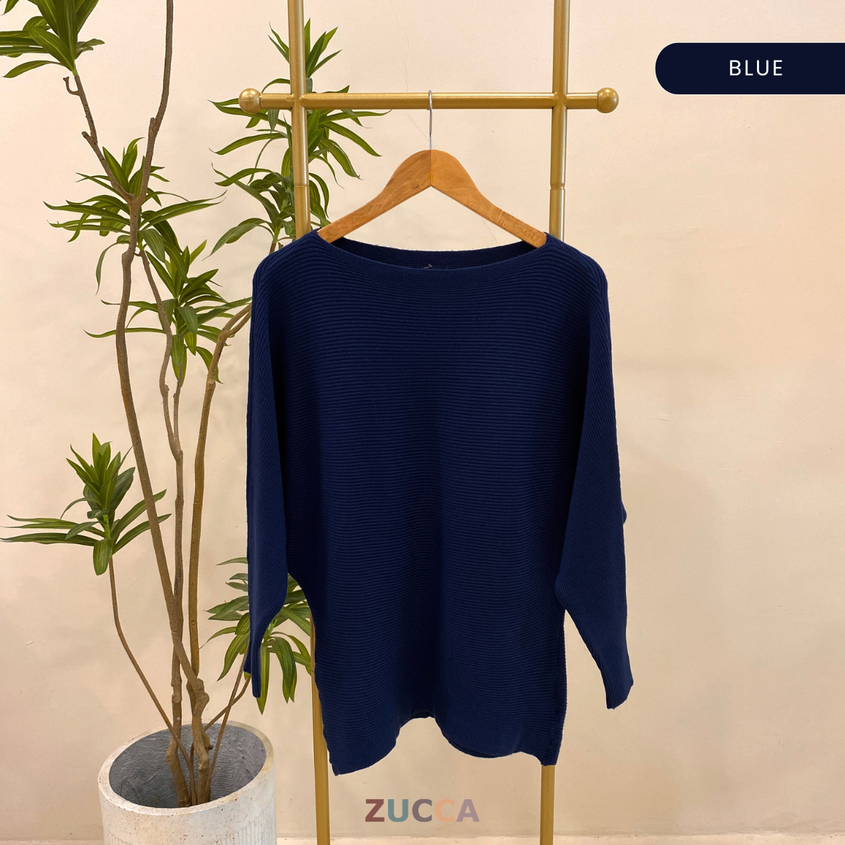ZUCCA JOEY BAGGY KNIT BLOUSE WOMEN - MA029