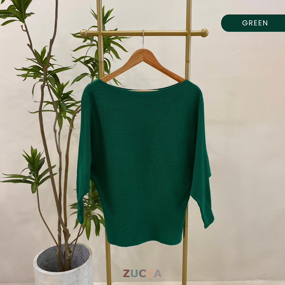 ZUCCA JOEY BAGGY KNIT BLOUSE WOMEN - MA029