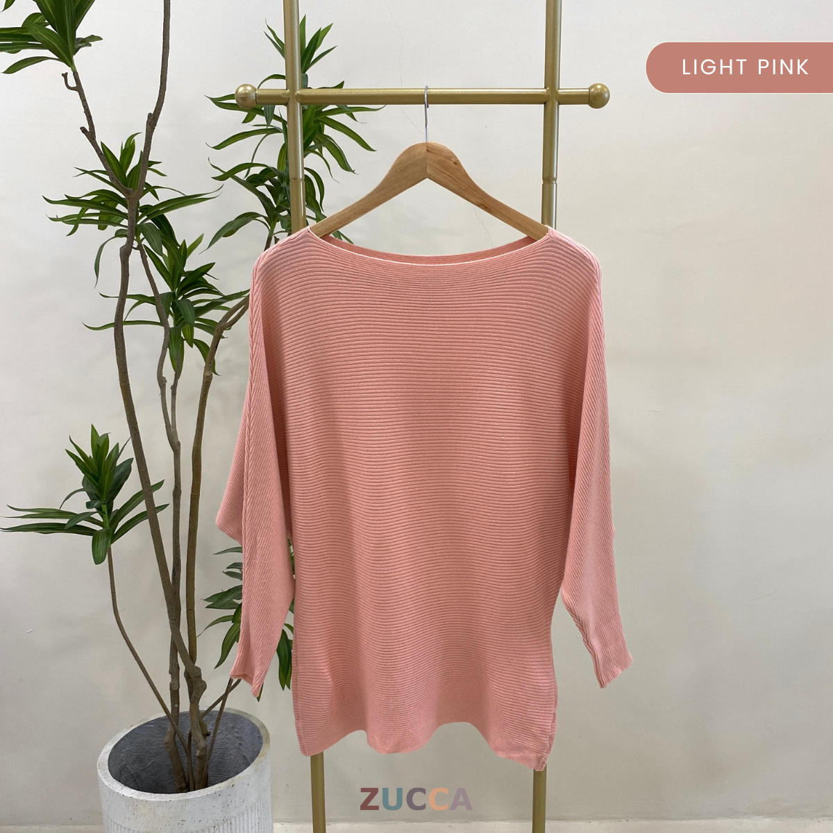 ZUCCA JOEY BAGGY KNIT BLOUSE WOMEN - MA029
