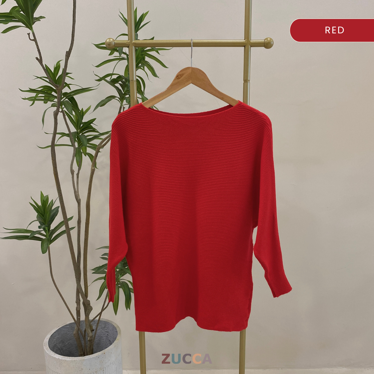 ZUCCA JOEY BAGGY KNIT BLOUSE WOMEN - MA029