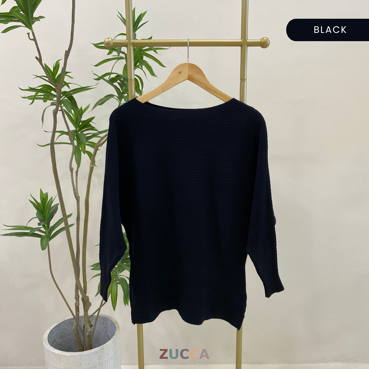 ZUCCA JOEY BAGGY KNIT BLOUSE WOMEN - MA029