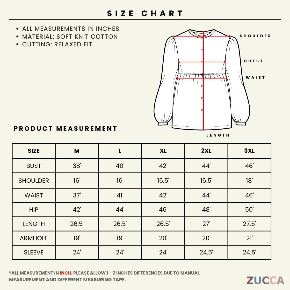 ZUCCA IQAH KEMEJA KASUAL BERCORAK REBEN – MA032 BAJU WANITA