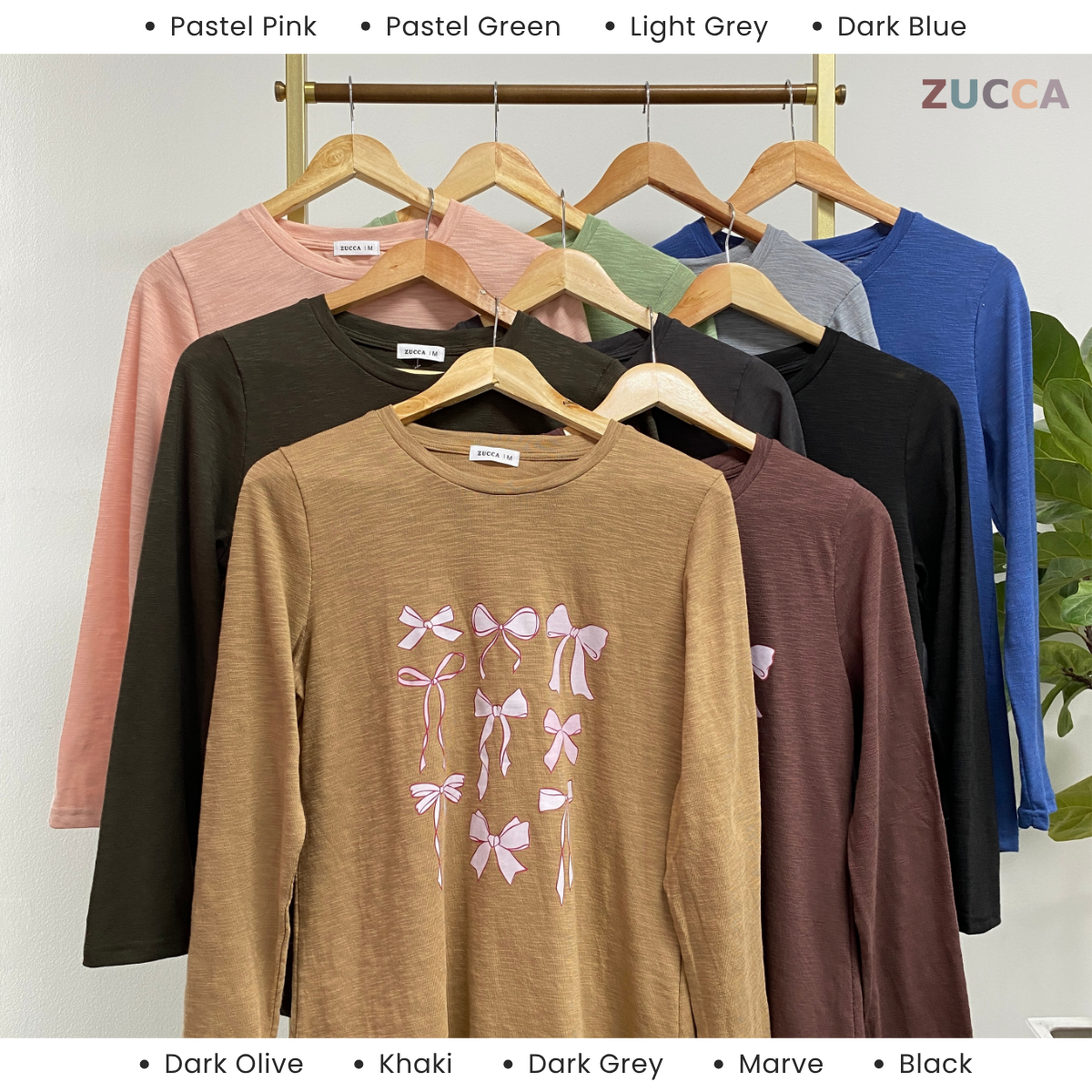 ZUCCA NADINA KEMEJA KASUAL BERCORAK REBEN – MA033 BAJU WANITA