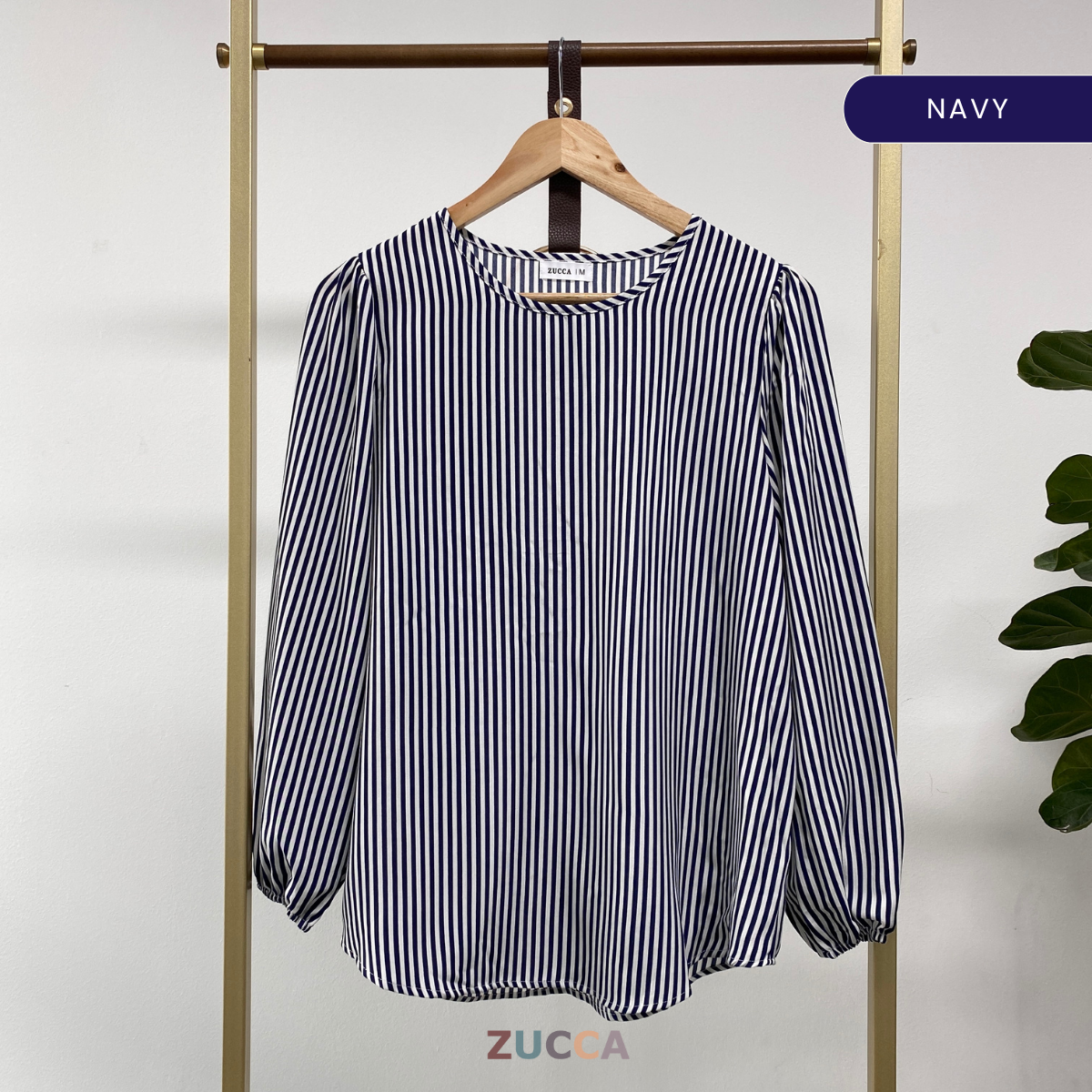 ZUCCA NAMI COTTON STRIPE WOMEN BLOUSE - MA044