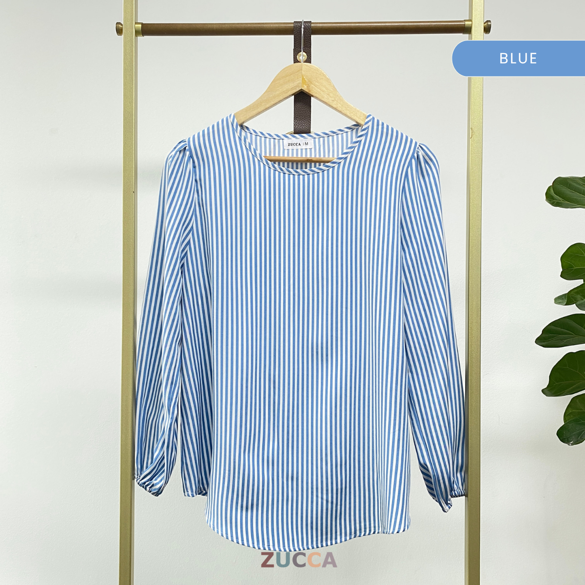 ZUCCA NAMI COTTON STRIPE WOMEN BLOUSE - MA044