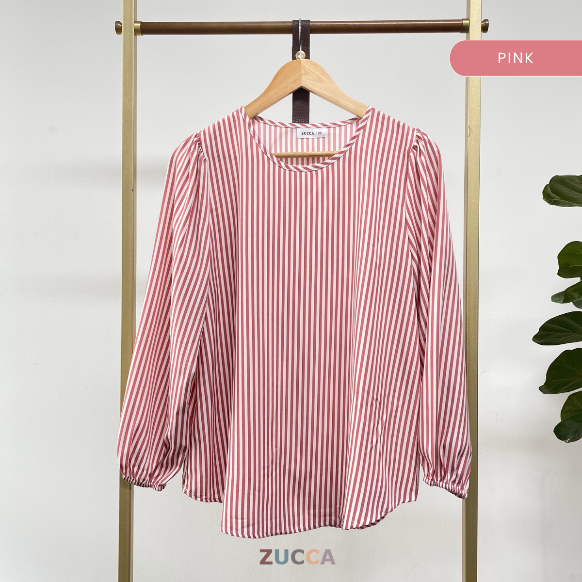 ZUCCA NAMI COTTON STRIPE WOMEN BLOUSE - MA044