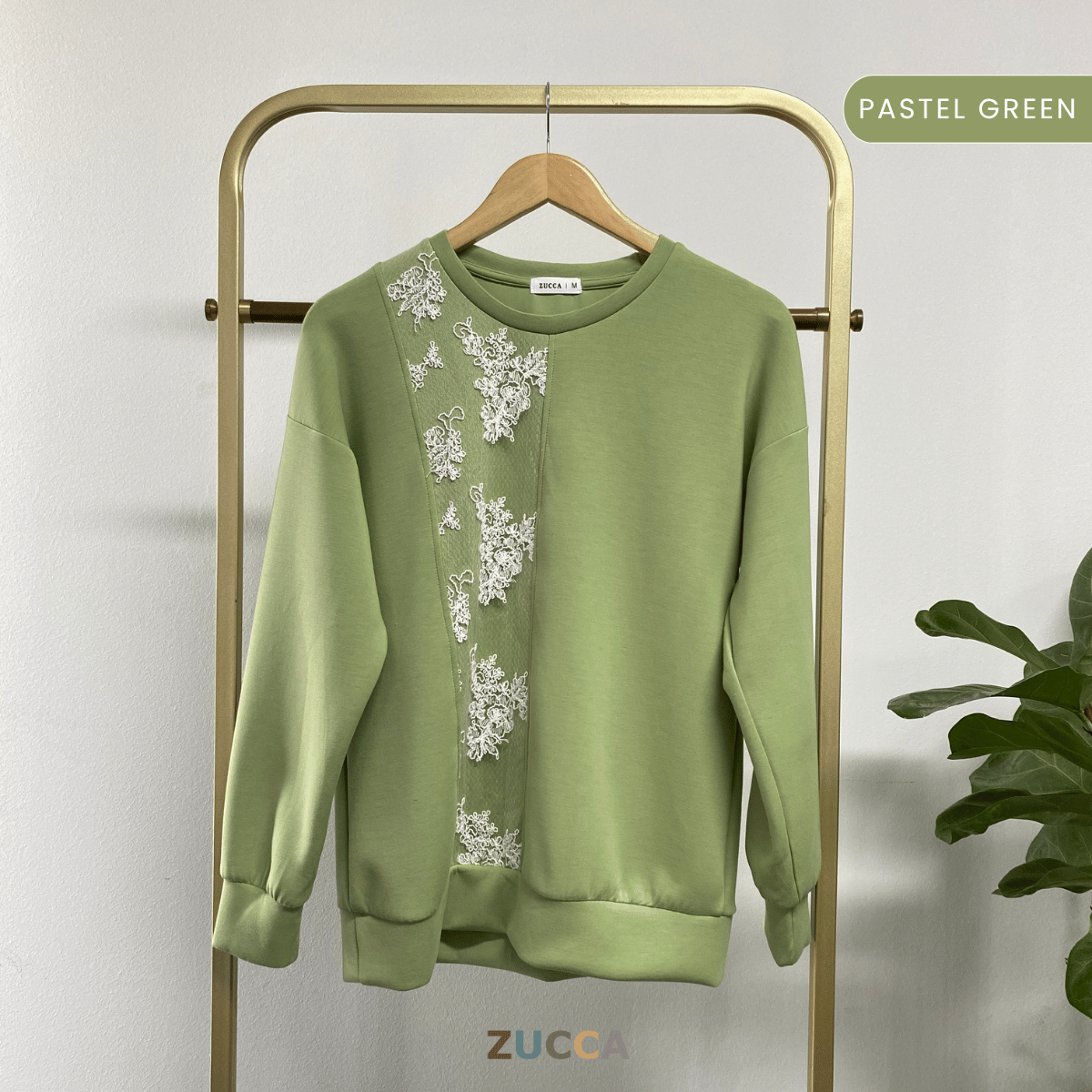 ZUCCA NAYLA LACE PATCH BLOUSE - MA084