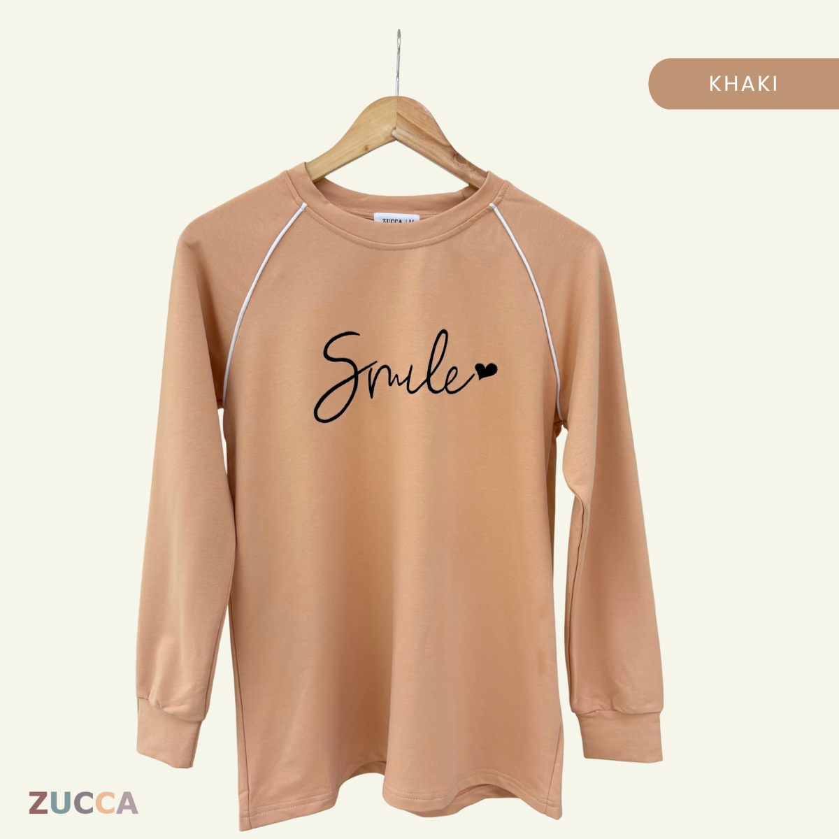 ZUCCA KEISYA PRINTED SWEATSHIRT BAJU PEREMPUAN - MA082