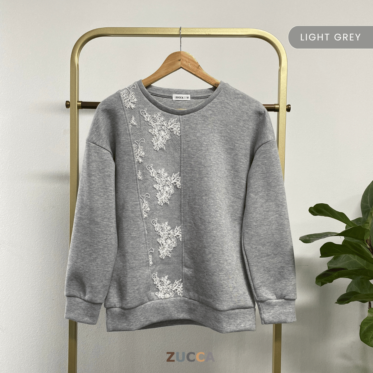 ZUCCA NAYLA LACE PATCH BLOUSE - MA084