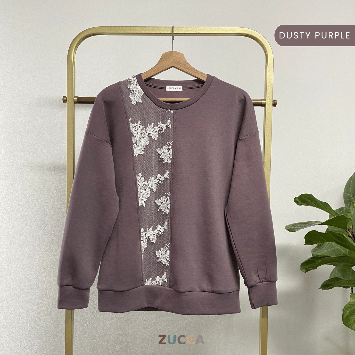 ZUCCA NAYLA LACE PATCH BLOUSE - MA084