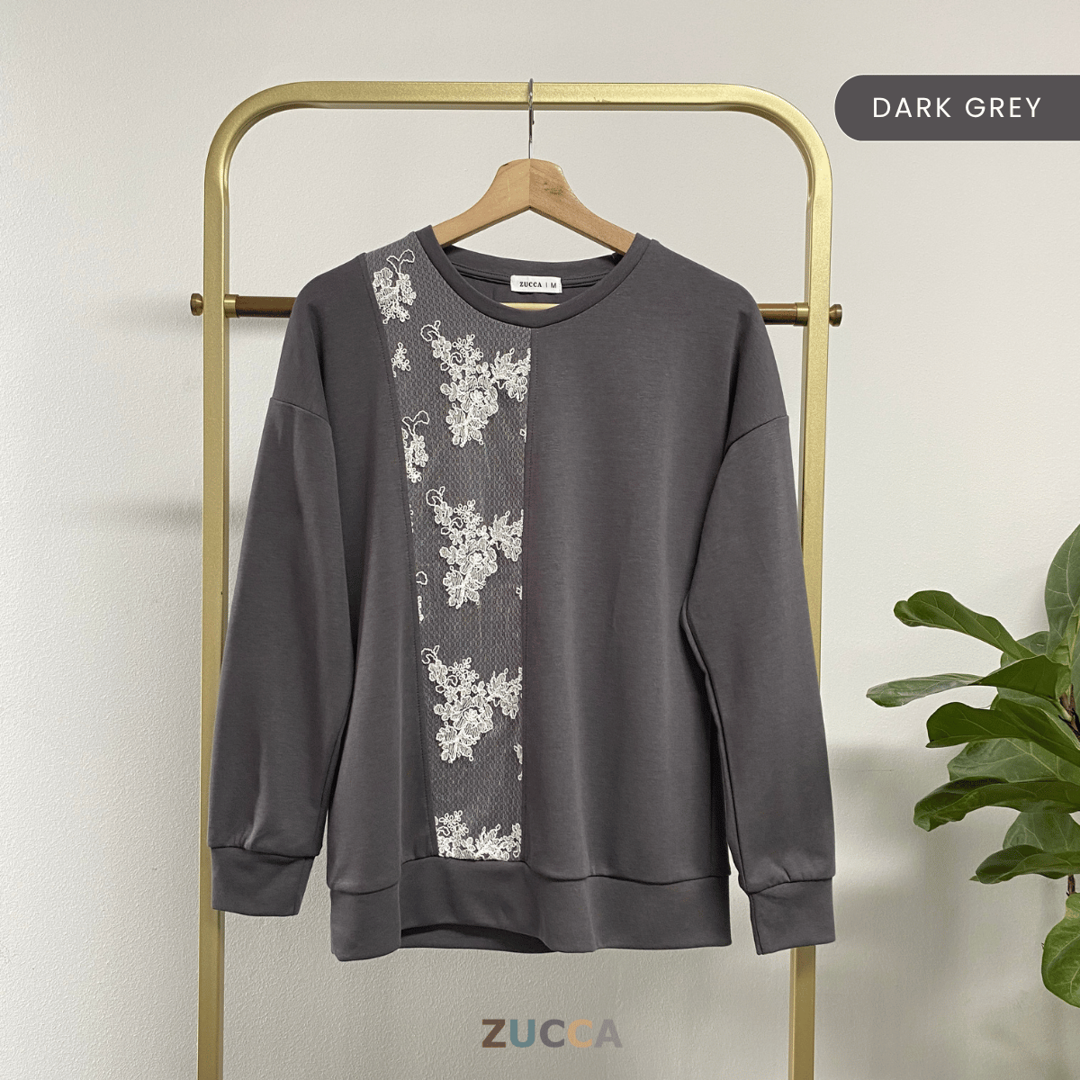 ZUCCA NAYLA LACE PATCH BLOUSE - MA084