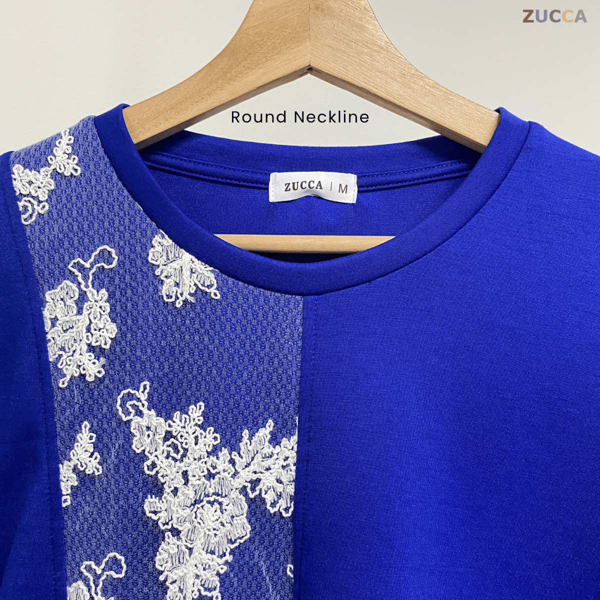 ZUCCA NAYLA LACE PATCH BLOUSE - MA084