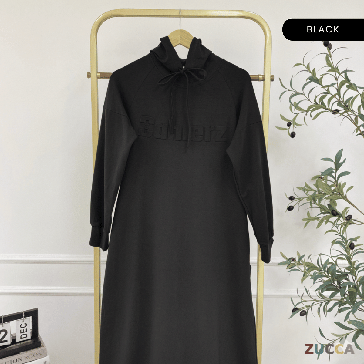 ZUCCA NAURA HOODIE DRESS - MA086 TOP