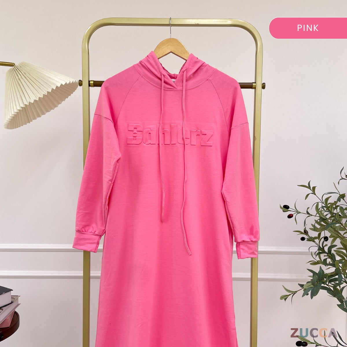 ZUCCA NAURA HOODIE DRESS - MA086 TOP