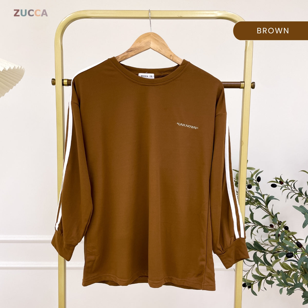 ZUCCA FINDA WOMEN KASUAL SHIRT PLAIN SHIRT LONG SLEEVE -  MA108