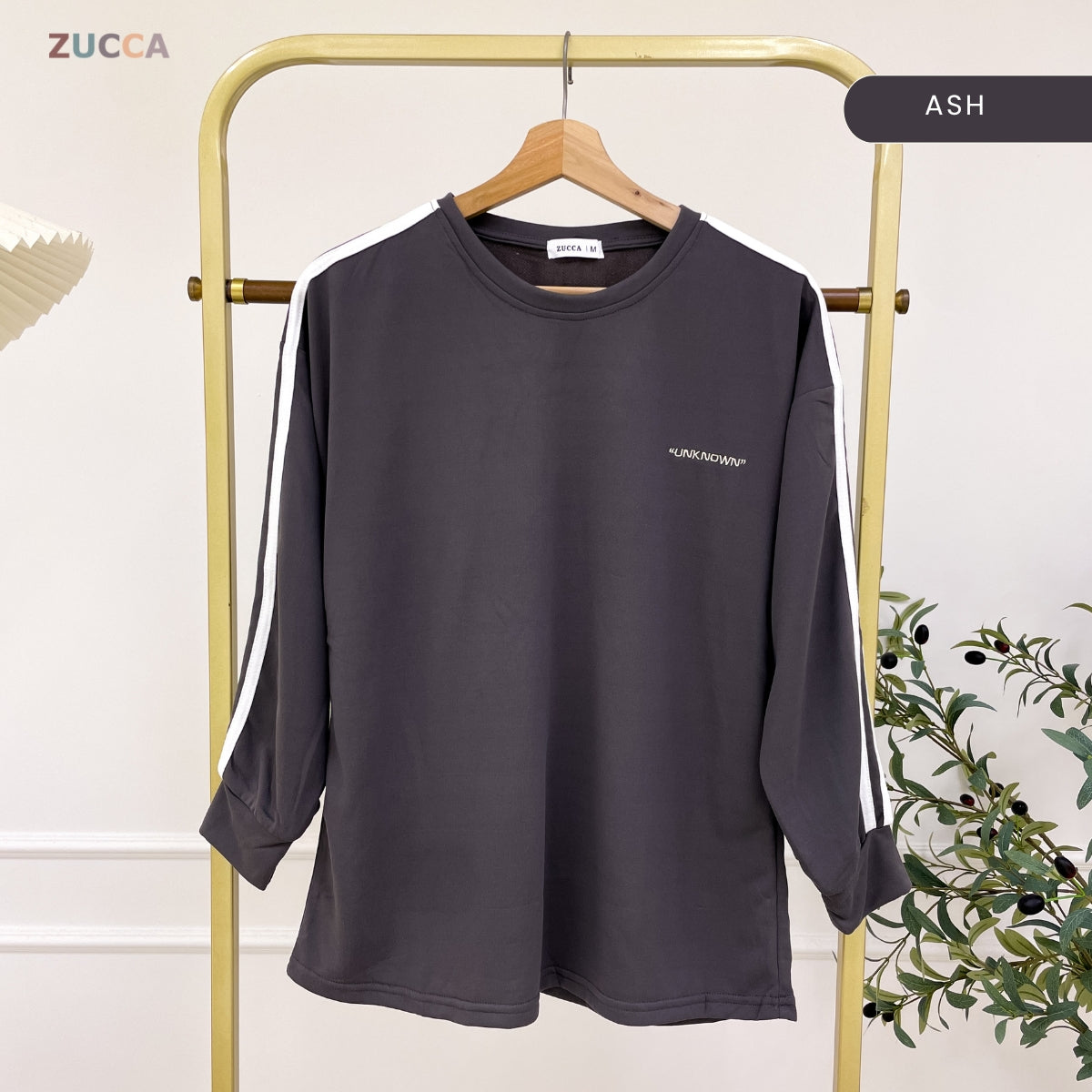 ZUCCA FINDA WOMEN KASUAL SHIRT PLAIN SHIRT LONG SLEEVE -  MA108