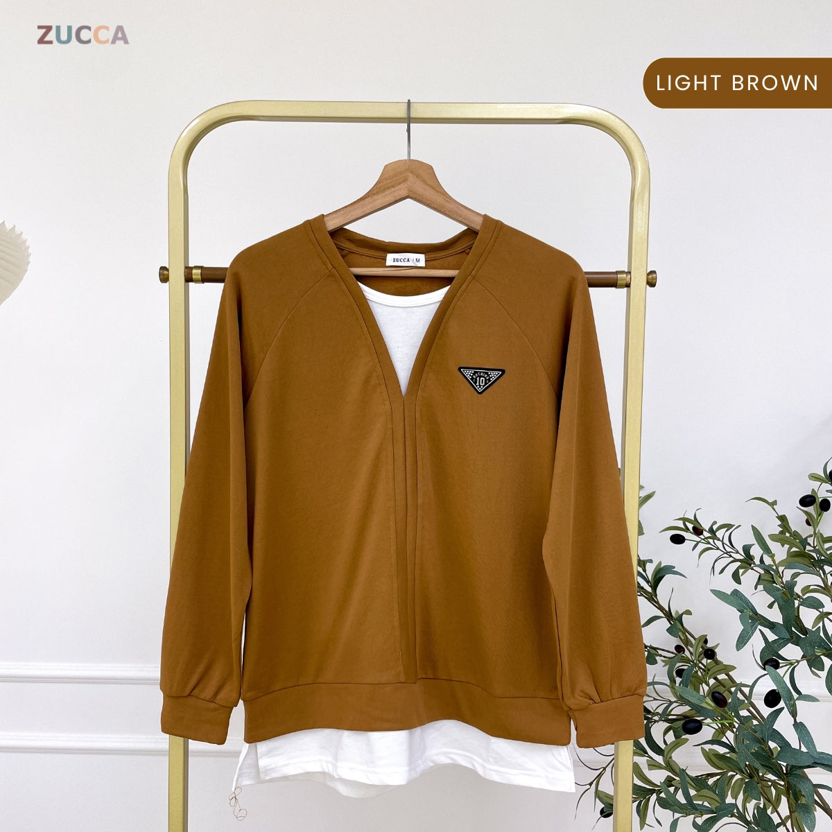 ZUCCA AZREEN PEREMPUAN KASUAL SHIRT LAYERED LONG SLEEVE - MA109