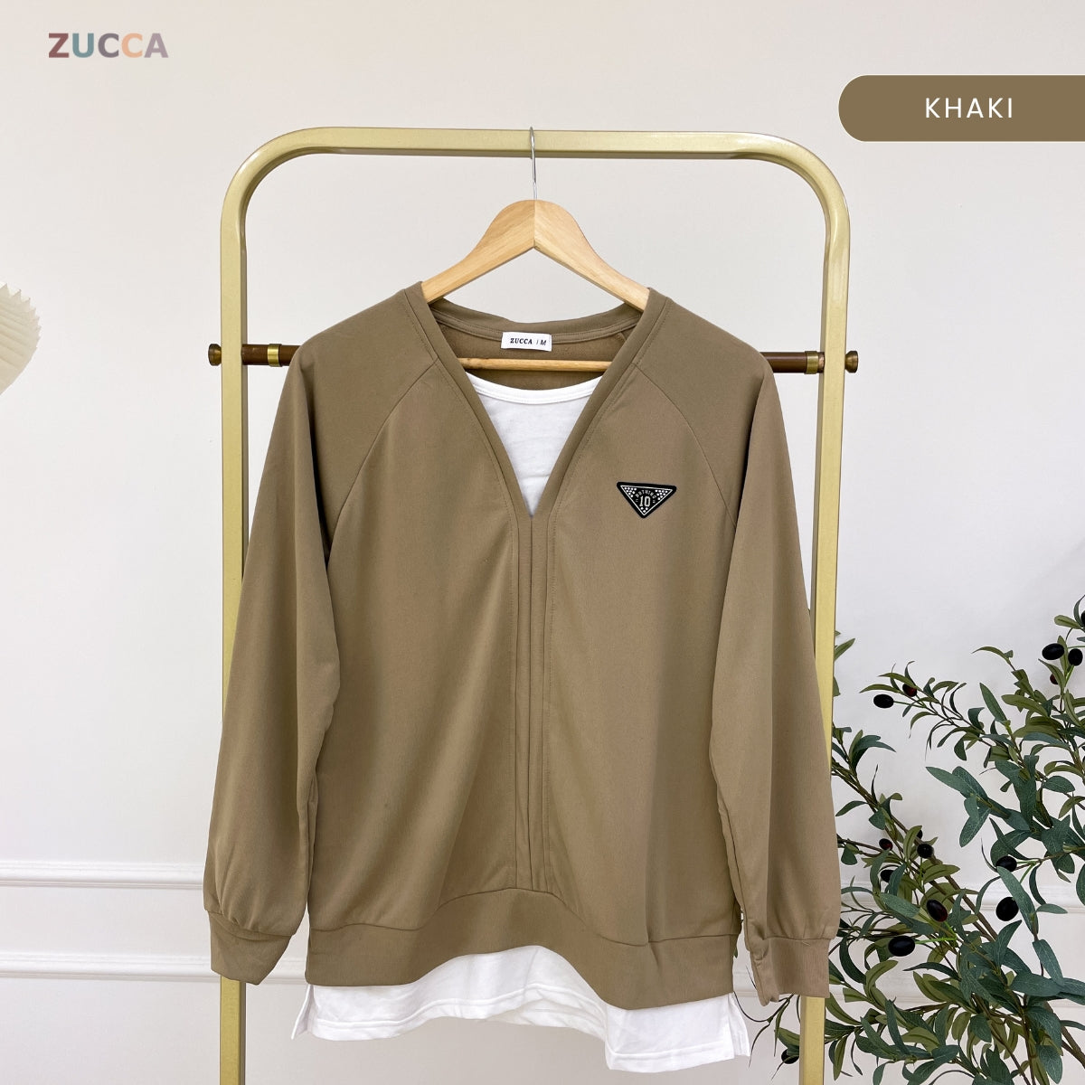 ZUCCA AZREEN PEREMPUAN KASUAL SHIRT LAYERED LONG SLEEVE - MA109
