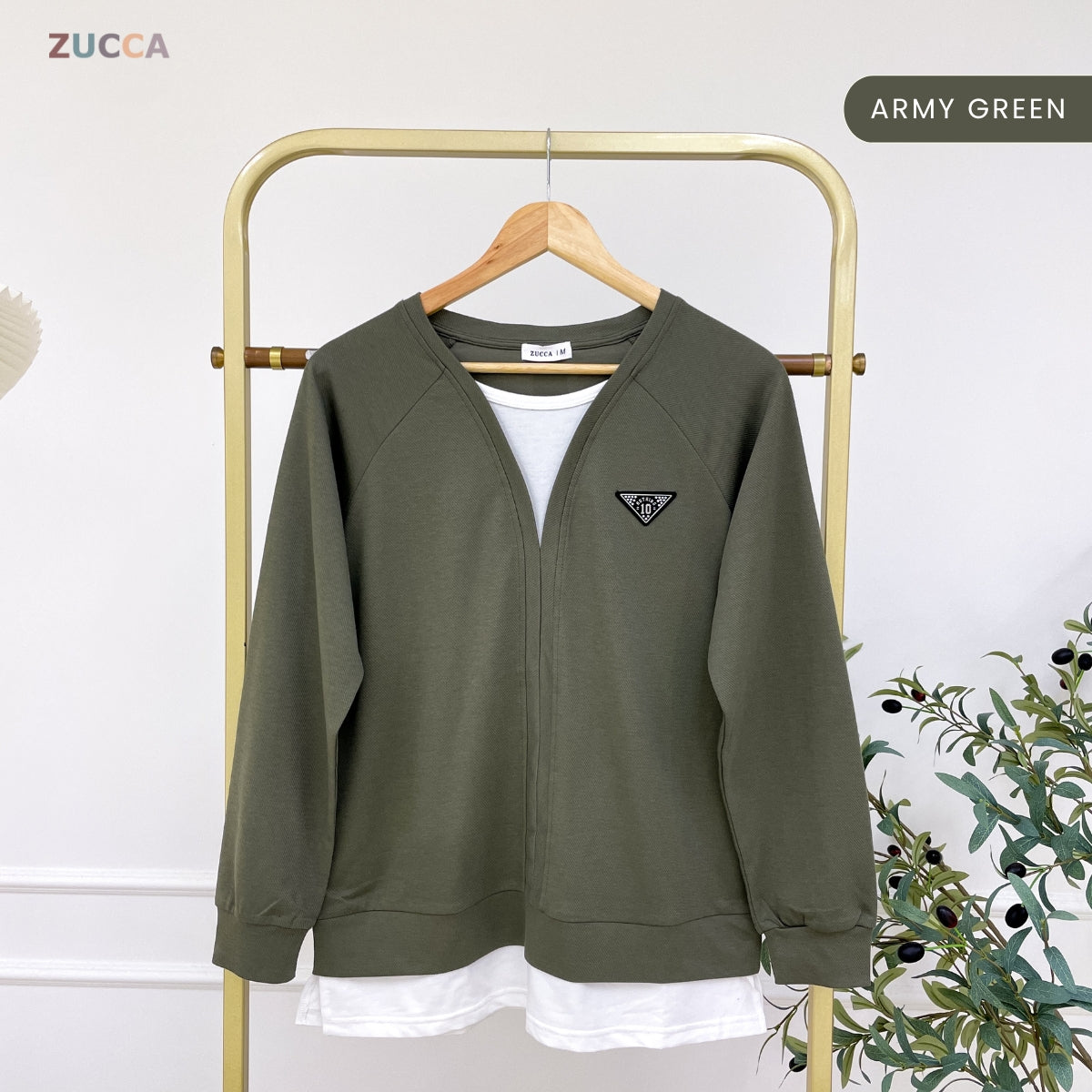 ZUCCA AZREEN PEREMPUAN KASUAL SHIRT LAYERED LONG SLEEVE - MA109