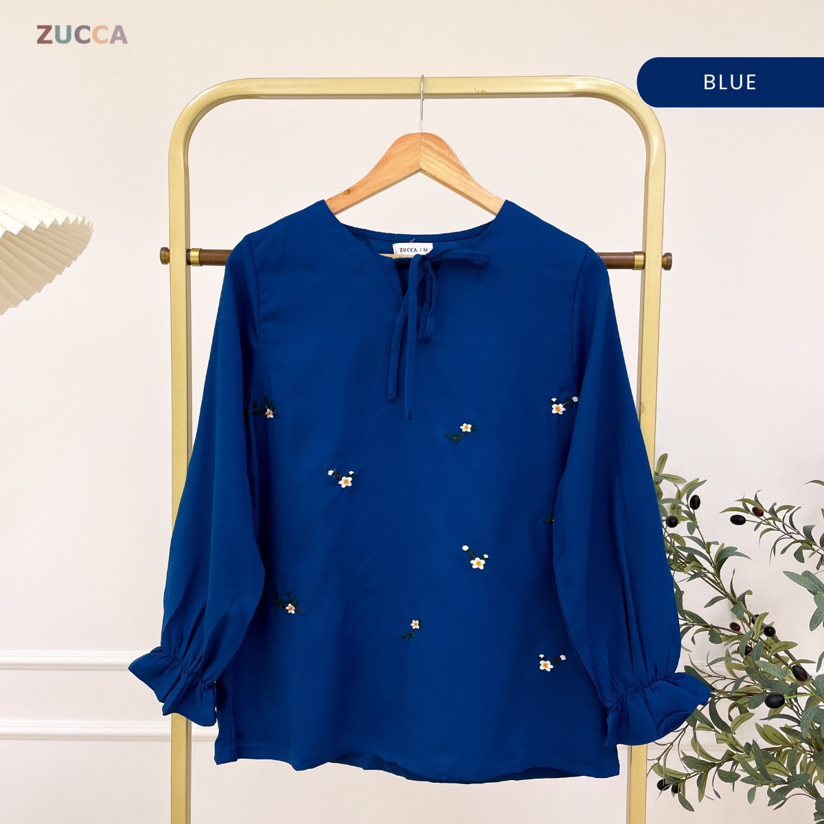 ZUCCA INTAN WOMEN KASUAL BLOUSE SULAMAN BUNGA - MA116