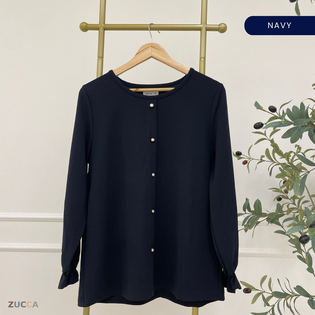 ZUCCA NOALLE KASUAL BLOUSE WANITA LENGAN PANJANG-MA118