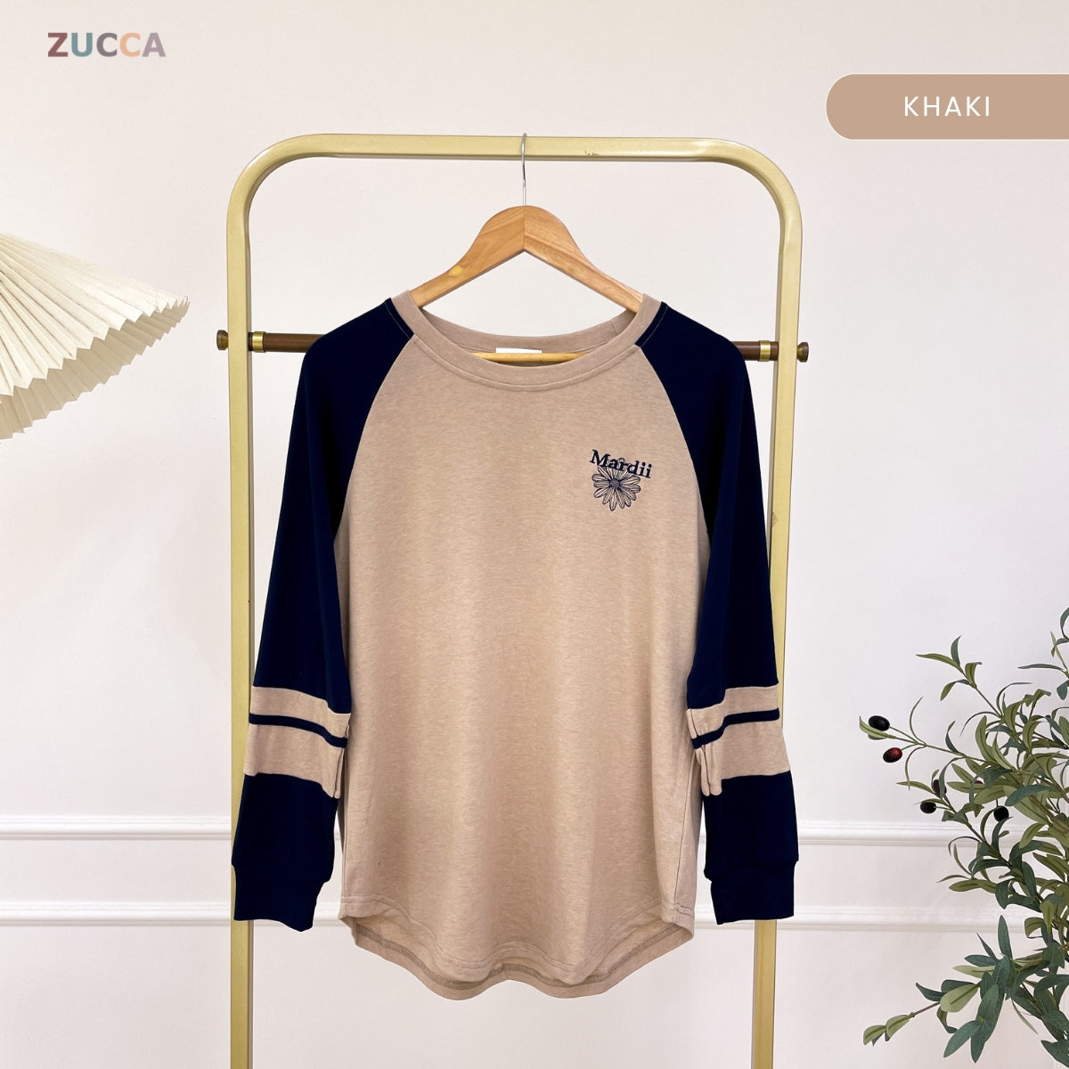 ZUCCA MARDIAH WOMEN KASUAL SHIRT DUA TONE COLOUR - MA123