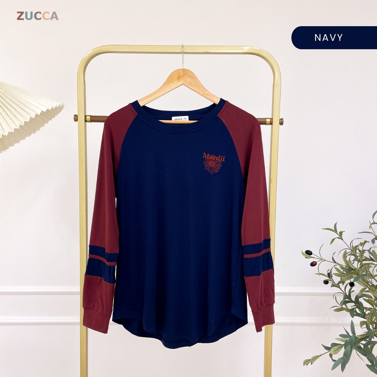 ZUCCA MARDIAH WOMEN KASUAL SHIRT DUA TONE COLOUR - MA123