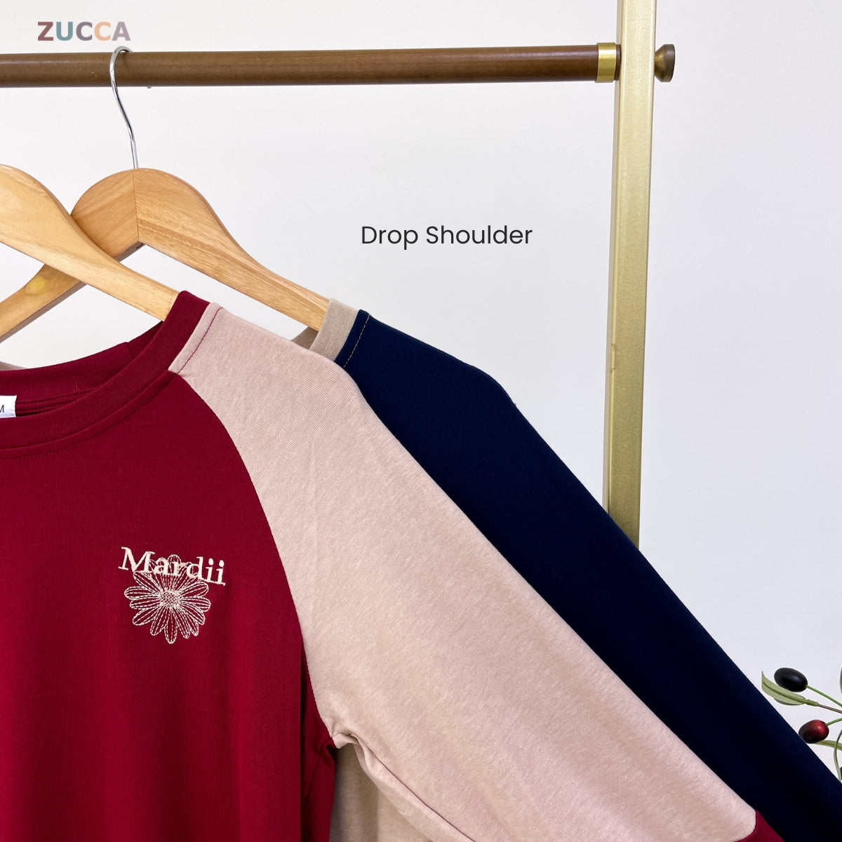 ZUCCA MARDIAH WOMEN KASUAL SHIRT DUA TONE COLOUR - MA123