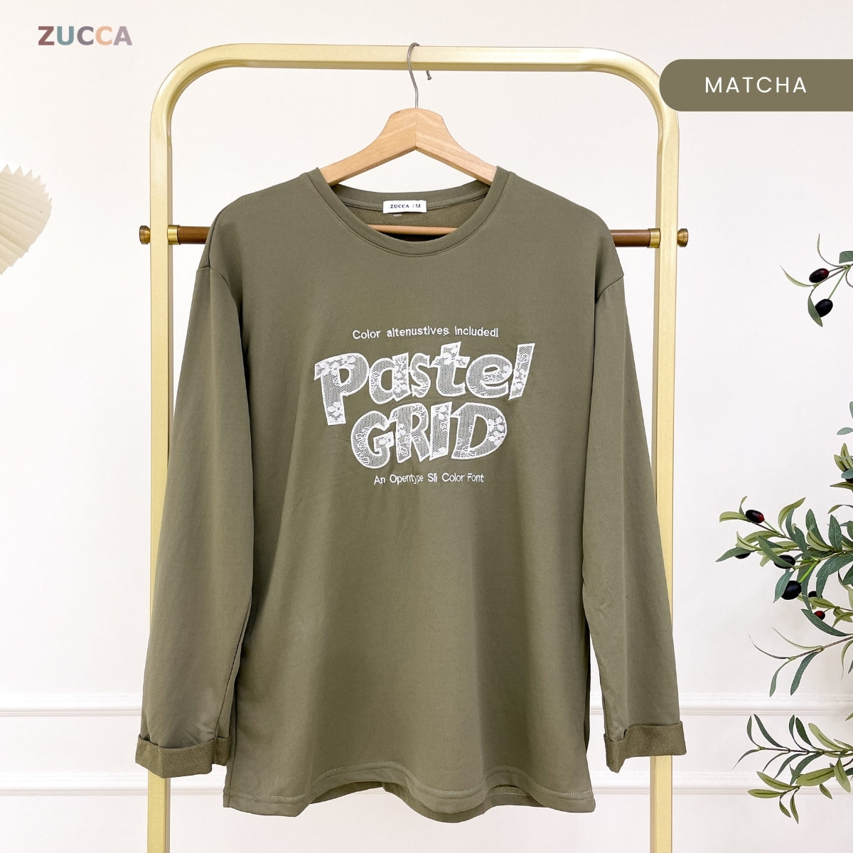 ZUCCA ASHLEY WOMEN GRAPHIC SHIRT LONG SLEEVE - MA124