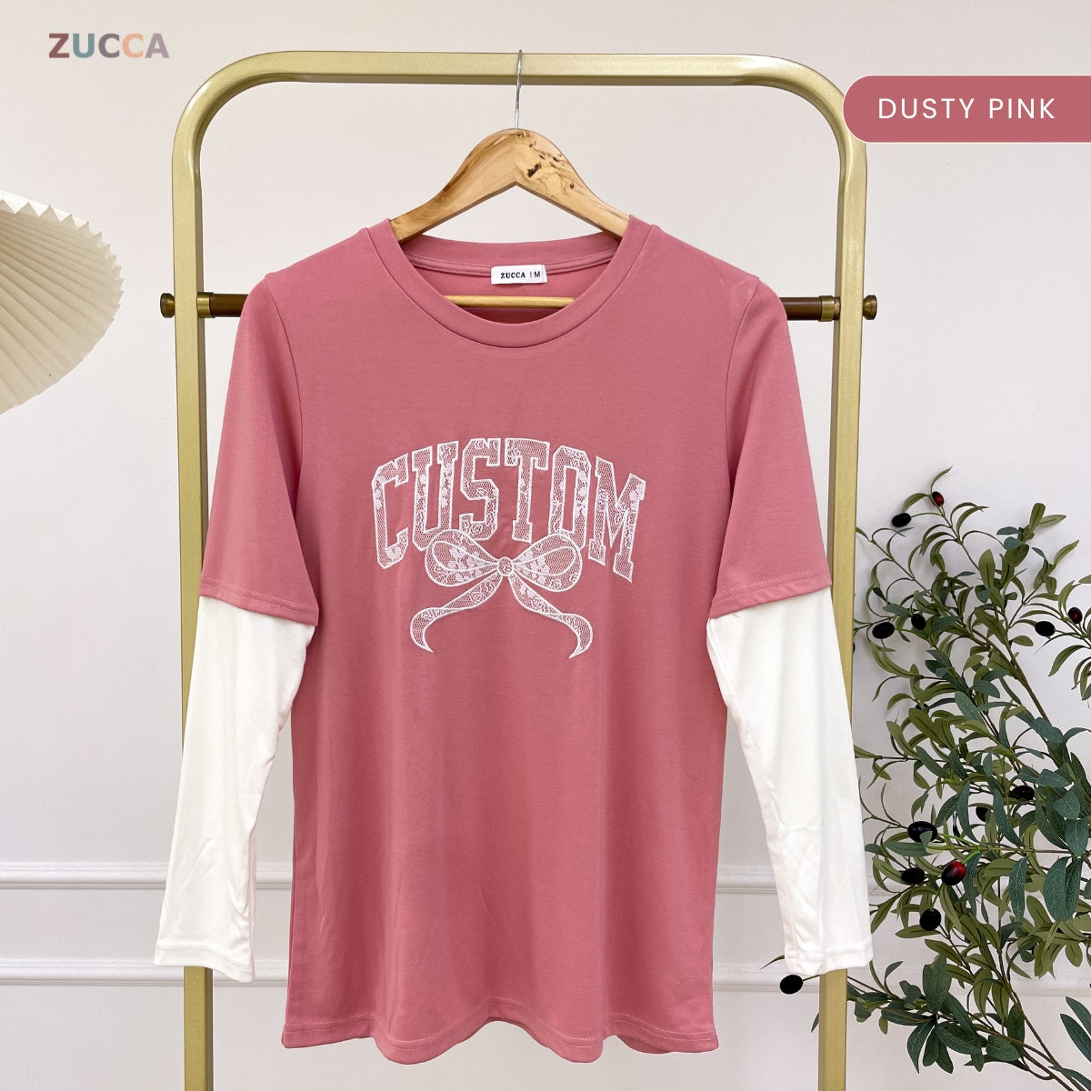 ZUCCA SENROSE KASUAL WOMEN SHIRT LAYERED SLEEVE - MA125