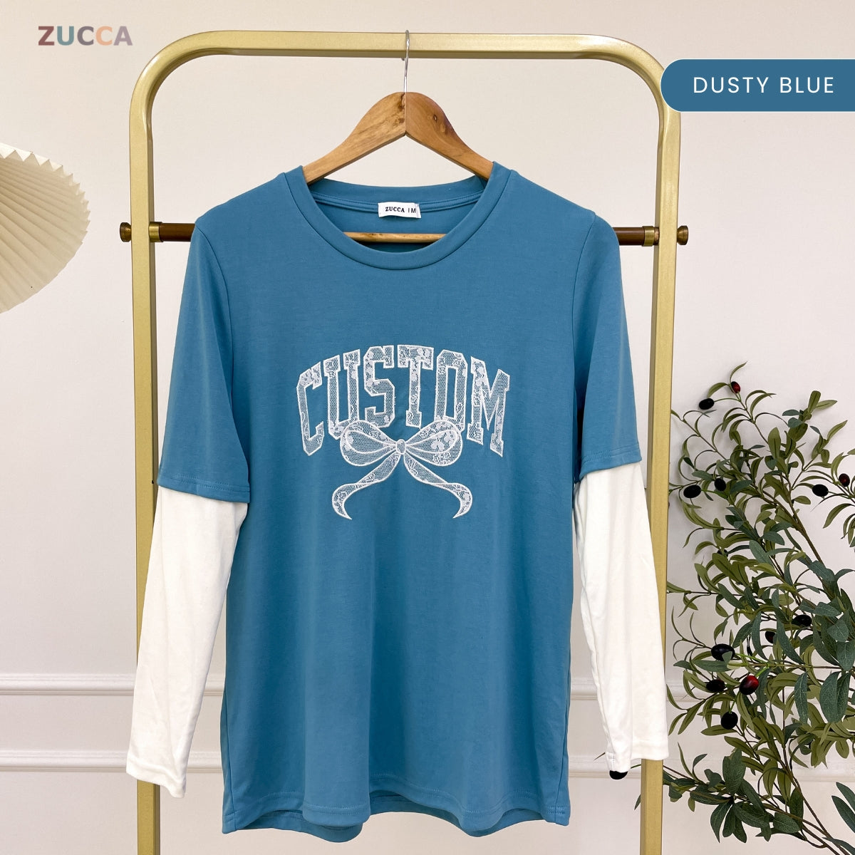 ZUCCA SENROSE KASUAL WOMEN SHIRT LAYERED SLEEVE - MA125
